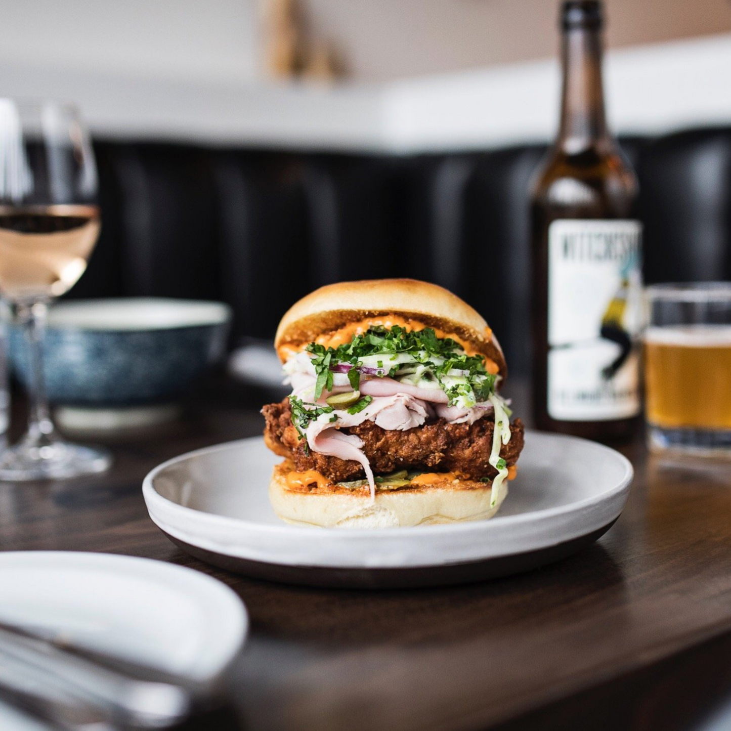 Chicken burger at Citizen Restaurant